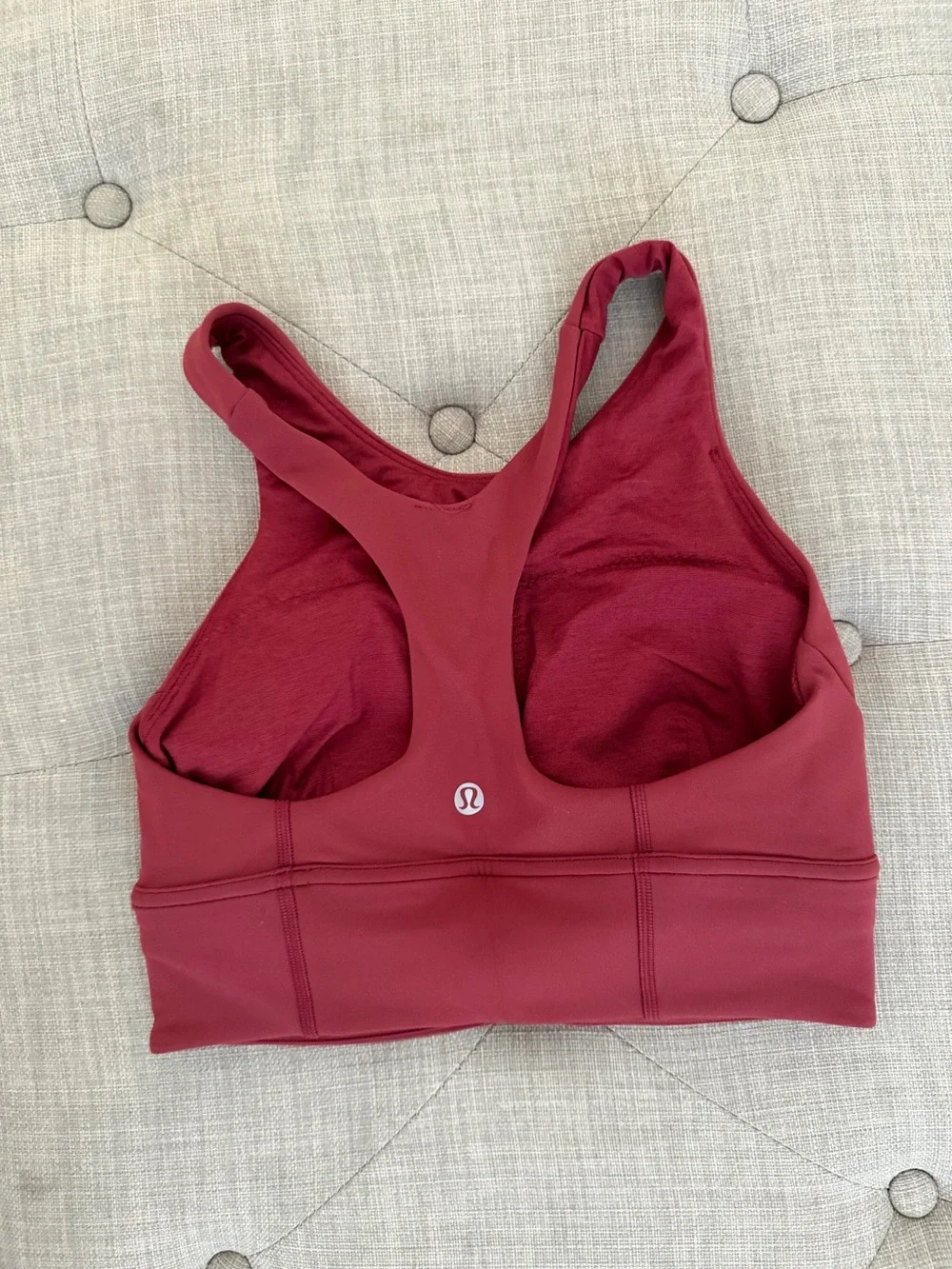 lululemon athletica High-Neck Sports Bralette - Burgundy - Picture 2 of 2